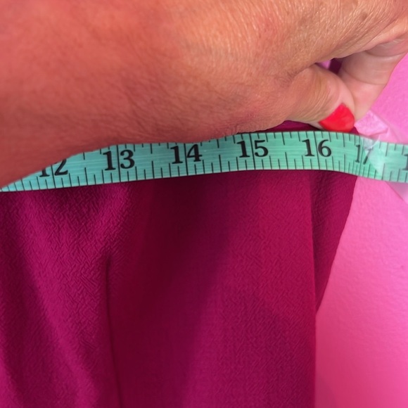 Trina Turk cranberry sleeveless jumpsuit - Picture 6 of 7